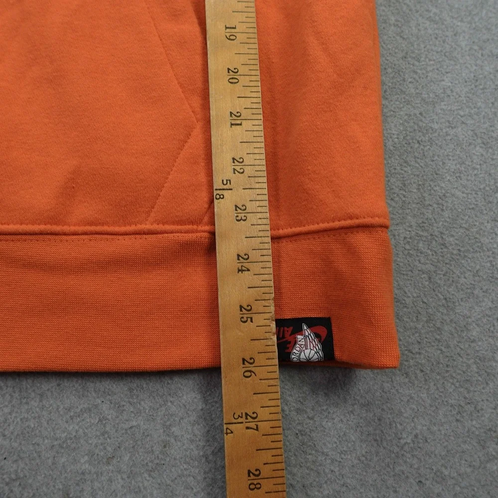 Jordan Hoodie Boys Youth XL Orange Brown Colorblock Jumpman Nike Air Pullover‎